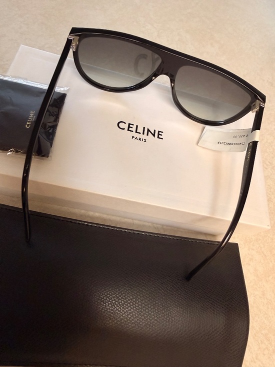 Authentic Celine Black Sunglasses Like New w/ Case main image 4